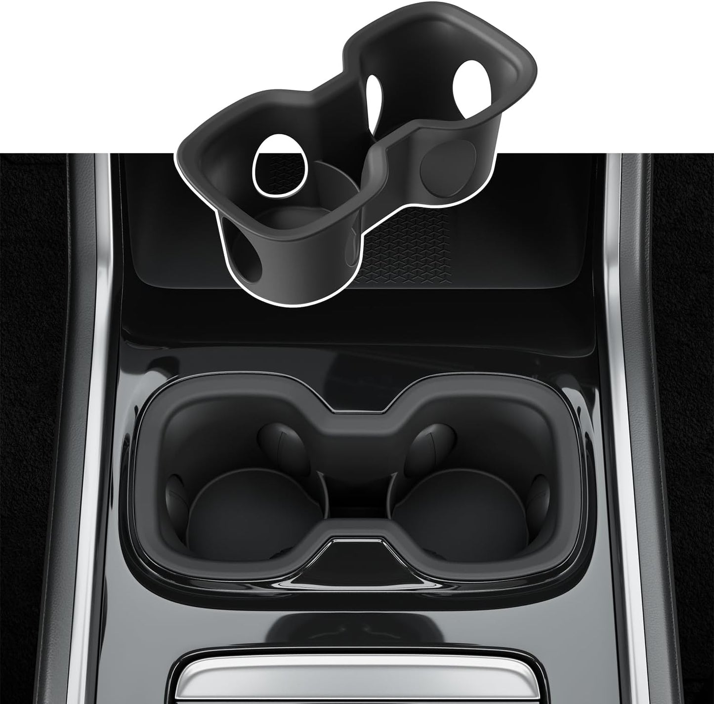 Portavasos Chevy Traverse 24-26 consola central negro