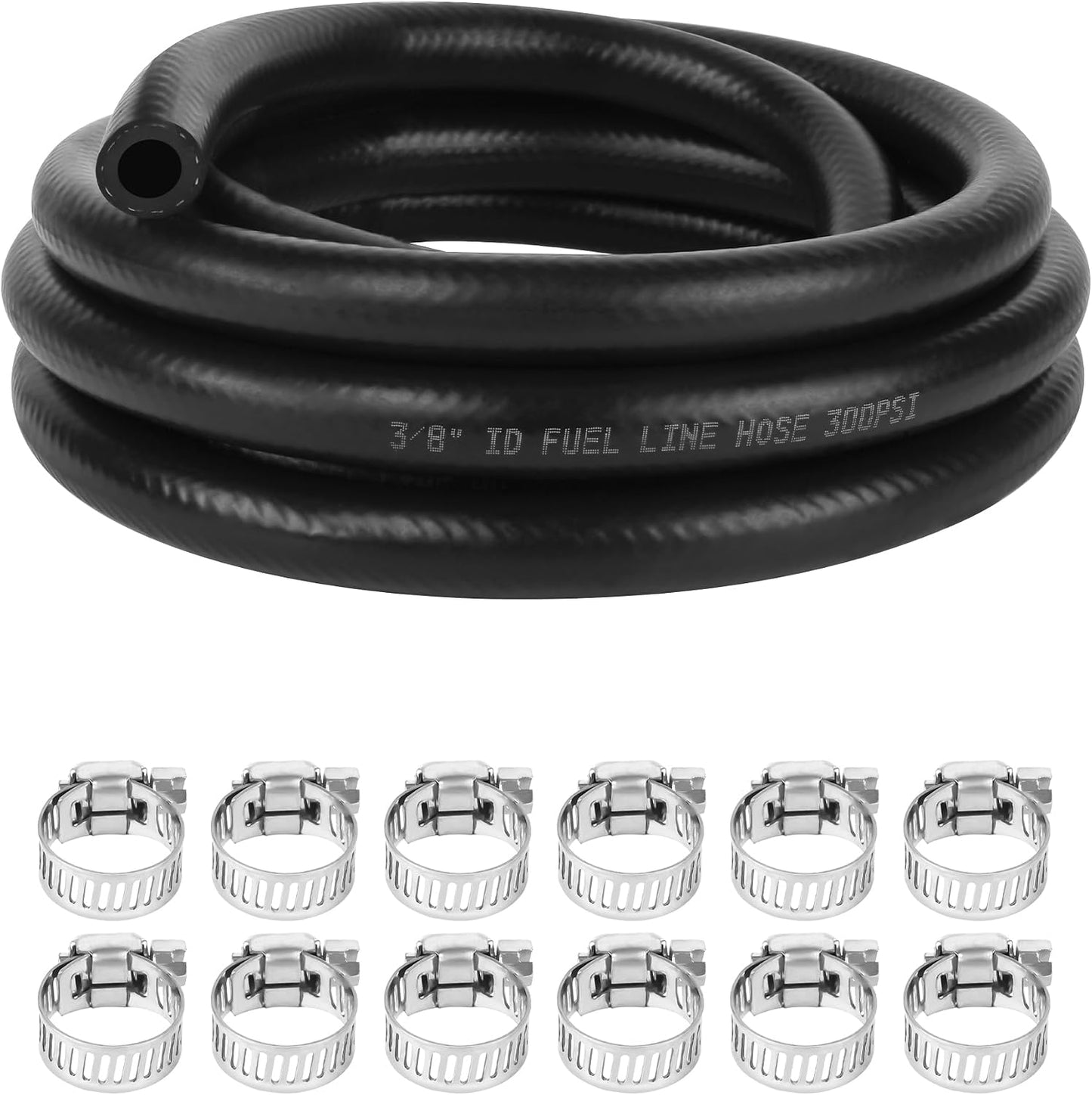 Manguera combustible 3/8" ID NBR 10 pies 300 PSI