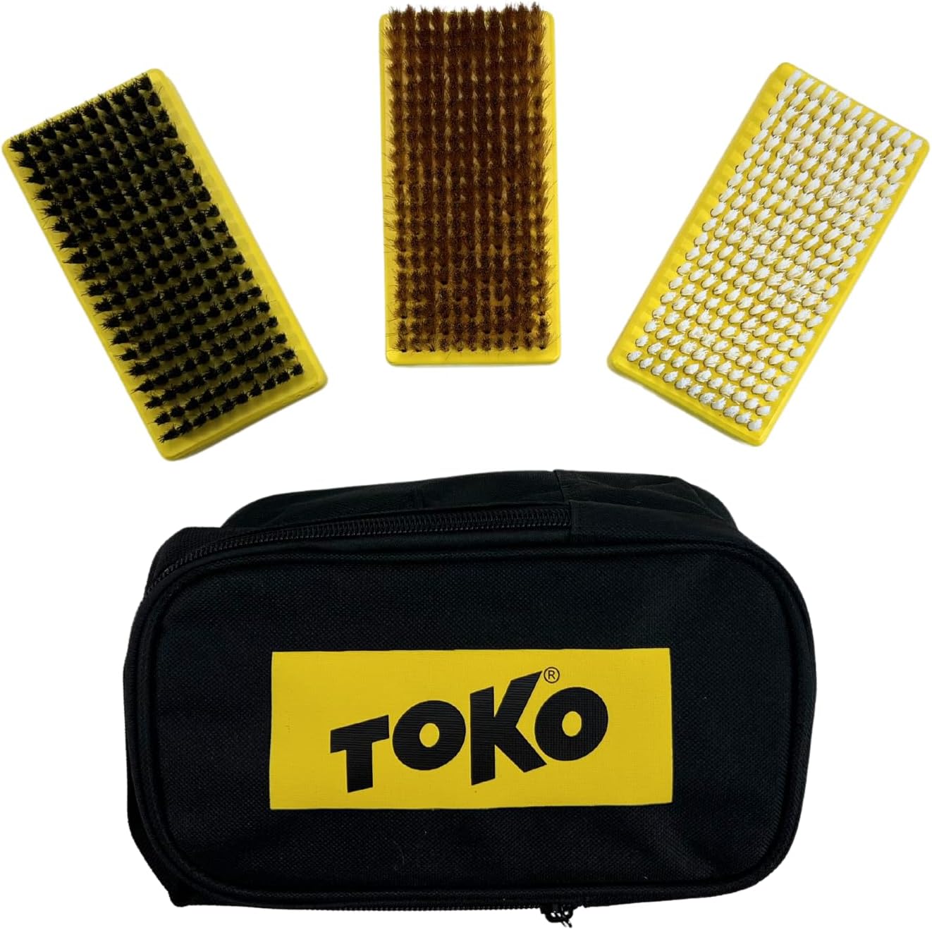 Kit brochas esquí snowboard nailon cobre crin cera