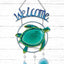 Letrero bienvenida tortuga