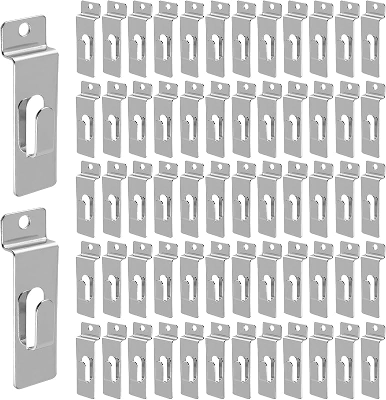 100 Ganchos Metal Rejilla para Cuadros y Pared