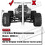 Brazos suspensión aluminio para Widemaxx 1/10 89086-4
