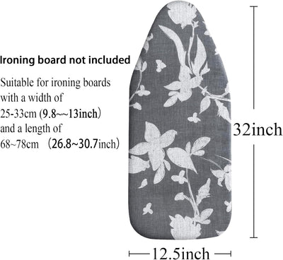 Funda tabla planchar resistente calor con relleno 12.5x32pulg
