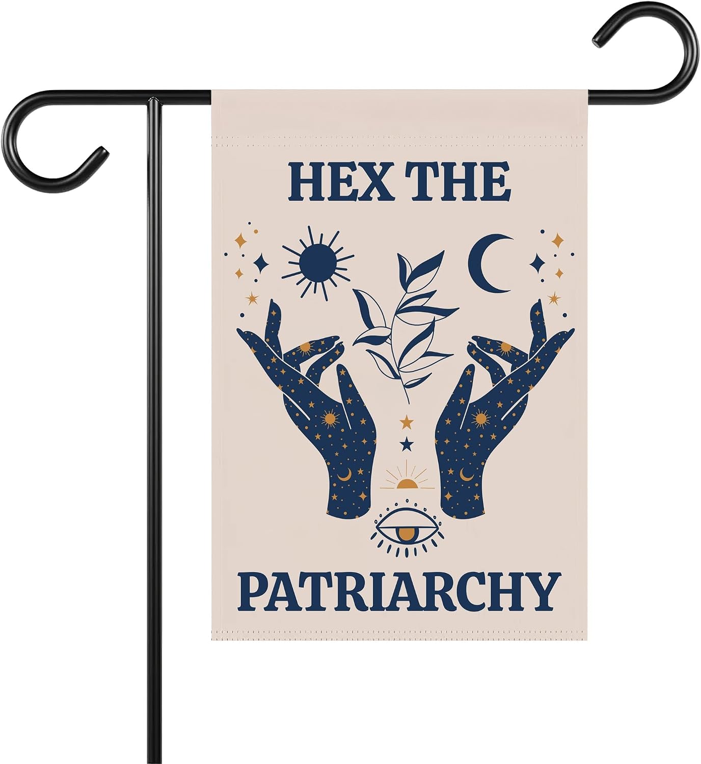 Bandera feminista jardín decoración hogar al aire libre