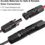 Cable conector SAE a panel solar 10AWG 30ft cobre estañado