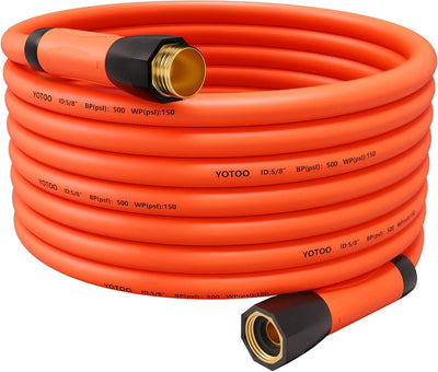 Manguera jardín híbrida 5/8pulg 50ft 150PSI flexible mango giratorio
