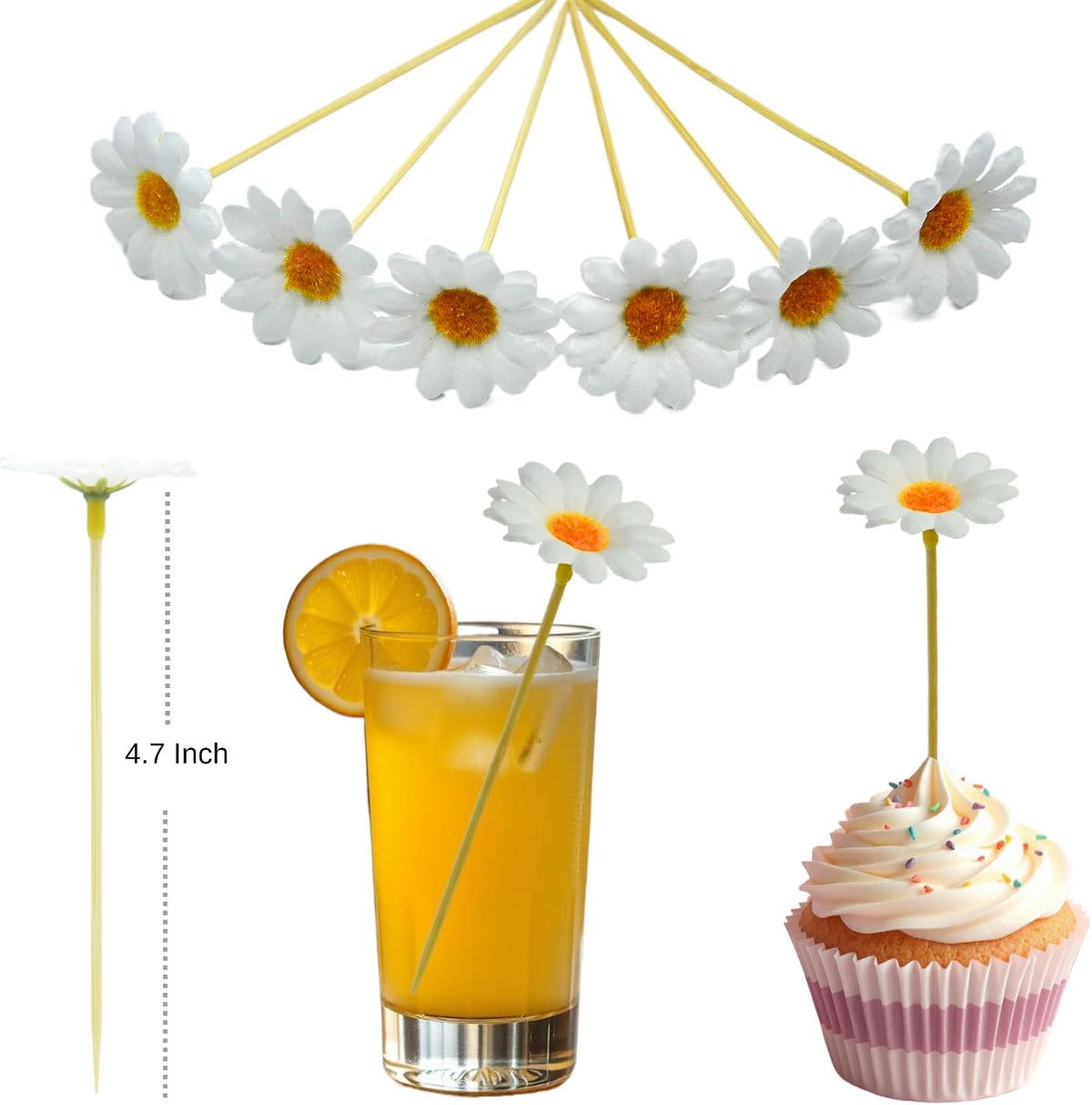 100 Palillos Bambú Brochetas Aperitivo 4.7pulg Bodas