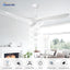 Ventilador techo madera 60" 3 aspas control remoto
