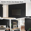 4 Paneles Pared Madera Insonorizados 106x12.6"