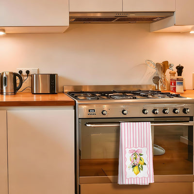 Toallas cocina baño coquette rosa limón 16x24 pulg