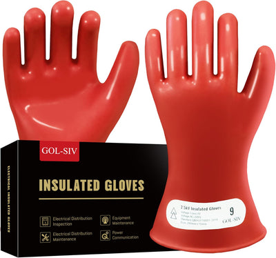 Guantes electricista dieléctrico clase 00 ASTM resistentes