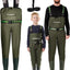 Chaleco de pesca niños y adultos con bolsillo y gancho