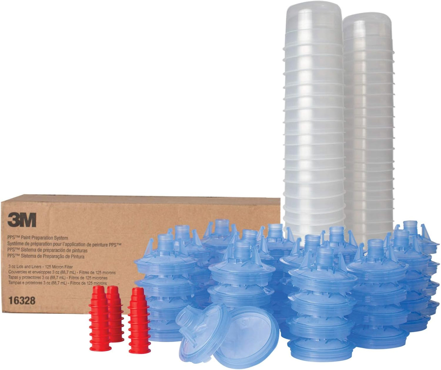 Kit tapas y forros pintura 3oz 125micrones uso automóvil