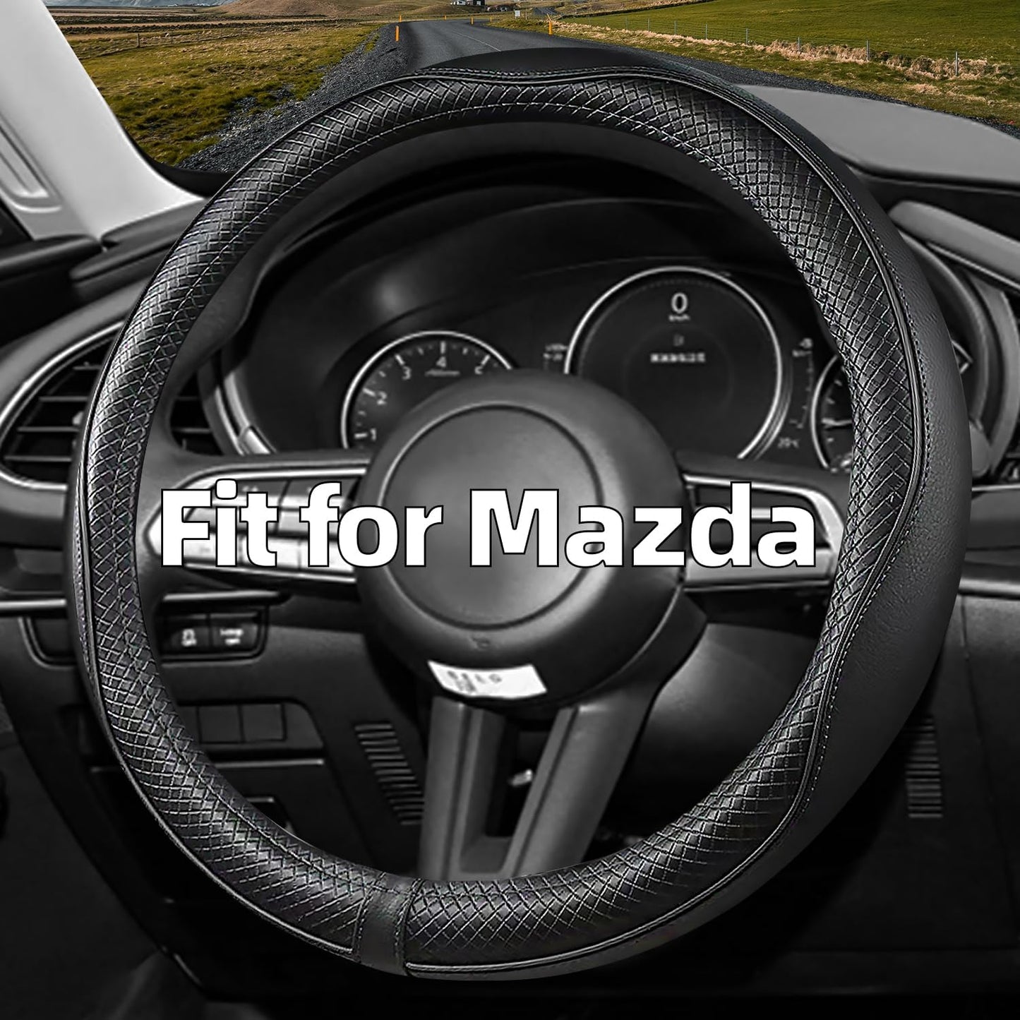Funda volante Mazda 3 6 5 CX-50 cuero negro deportivo