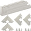 24 Protectores Esquina Metal Plateado Vintage