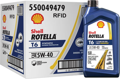 Aceite motor T6 sintético 5W-40 1qt pack 6