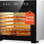 Deshidratador 8 bandejas acero inox 650W con control temperatura