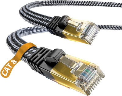 Cable Ethernet Cat7 STP chapado en oro 3-100 pies