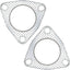 Junta escape 2.5pulg 3 pernos brida silenciador