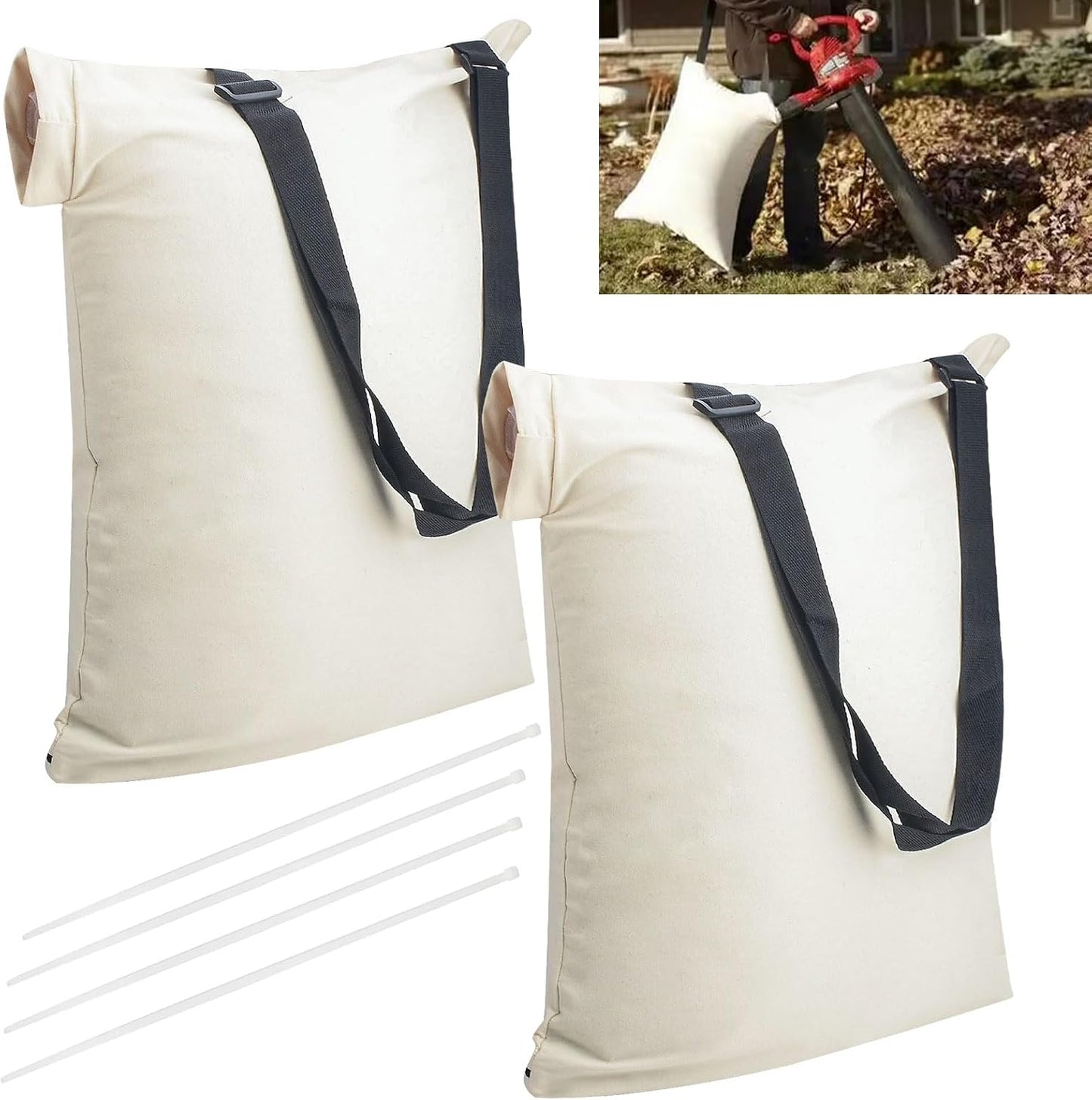 2 Pzas Bolsa Vacío Desechos Soplador Comp Toro 108-8994