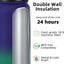 Botella agua acero inox aislada 32oz para niños escuela