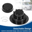 Kit 3 tapas ventilación fontanería RV 1-2 3/8" negro