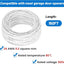 Cable puerta garaje 150ft 2 conductores sensor blanco