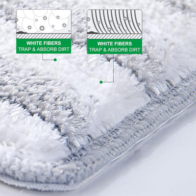 Almohadillas microfibra fregona 3 pzas 33x12.4cm