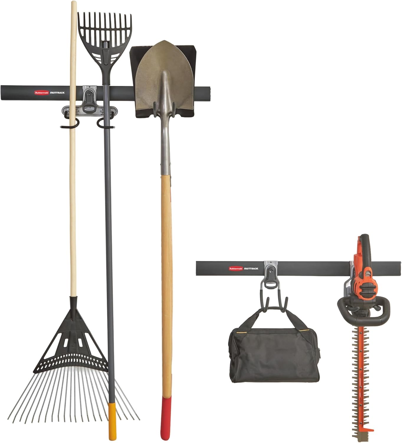 Kit FastTrack para colgar herramientas jardín y césped