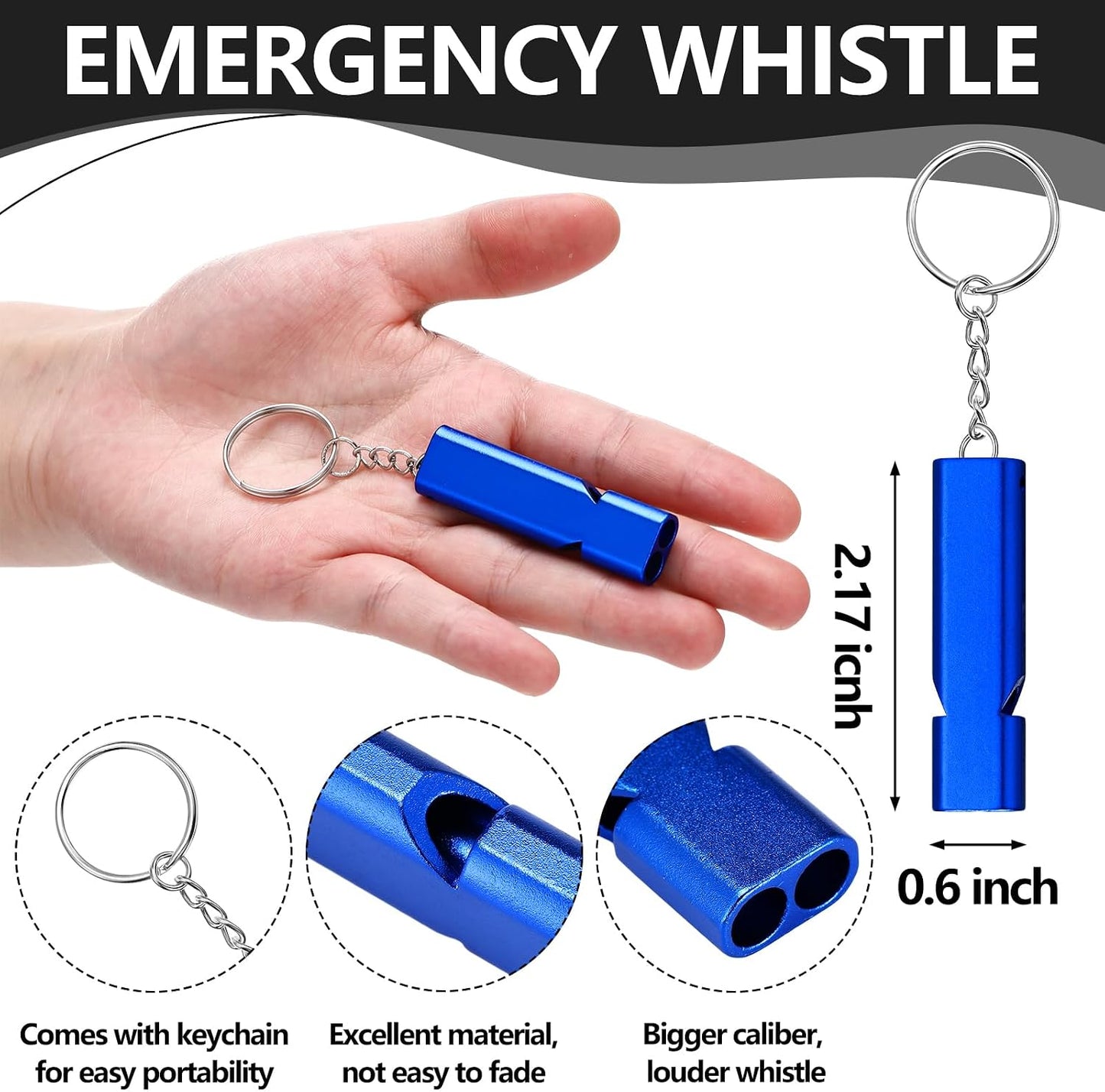 4 Juegos Campana Oso Silbato Emergencia Senderismo