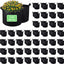 90 Bolsas Cultivo 5gal Tela con Asas Jardín