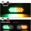 Luces estroboscópicas ovaladas 24 LED IP67 para remolque