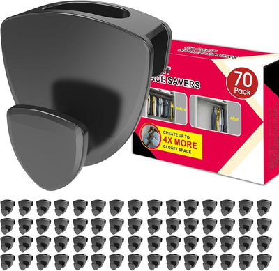 Ganchos colgadores 70 pzas para ropa organizador closet premium