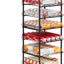 Organiz. botellas agua 7 niveles estante almacenamiento