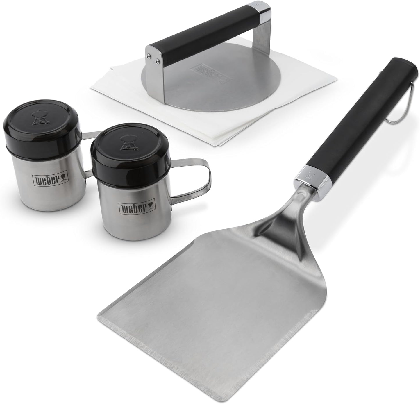Set Hamburguesas Aplastadas Weber