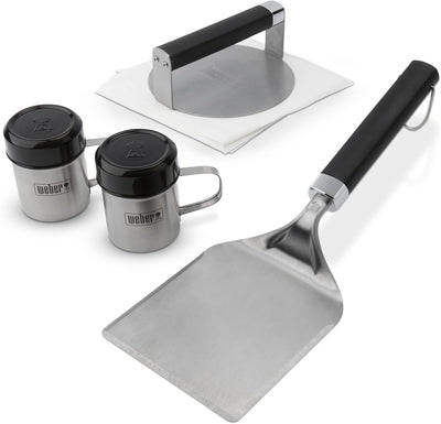 Set Hamburguesas Aplastadas Weber
