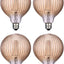 Bombilla LED G125 Edison filamento jaula de ardilla E26
