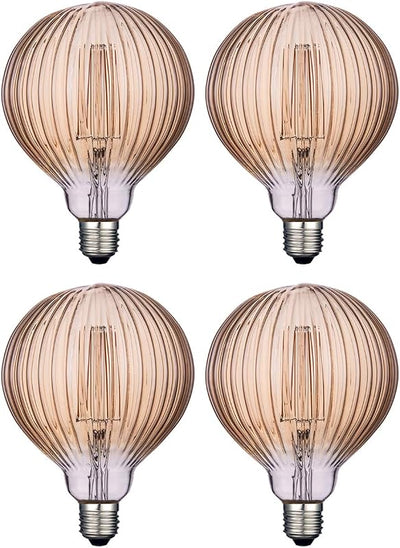 Bombilla LED G125 Edison filamento jaula de ardilla E26