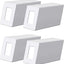 100 Placas Pared Decorativas Blanco Mate Cubierta