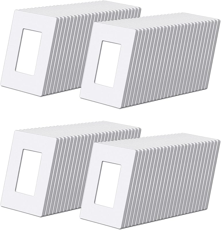 100 Placas Pared Decorativas Blanco Mate Cubierta