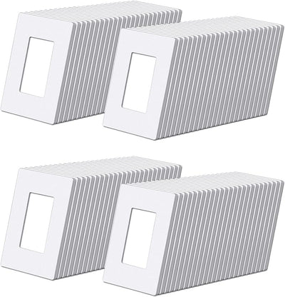 100 Placas Pared Decorativas Blanco Mate Cubierta