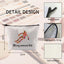 Bolsa maquillaje temática esquí blanco