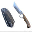 Cuchillo EDC fibra carbono G10 con funda Kydex