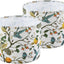 Set pantallas lámpara 2.13x10" diseño lino