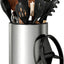 Soporte utensilios cocina acero inox giratorio 360° 3 comp