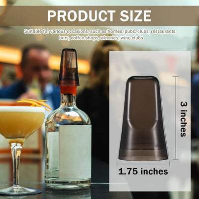 36 Fundas Botella Licor Tapas Silicona Universal