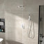 Set grifo ducha 10" cabezal lluvia accesorios pared Chrome