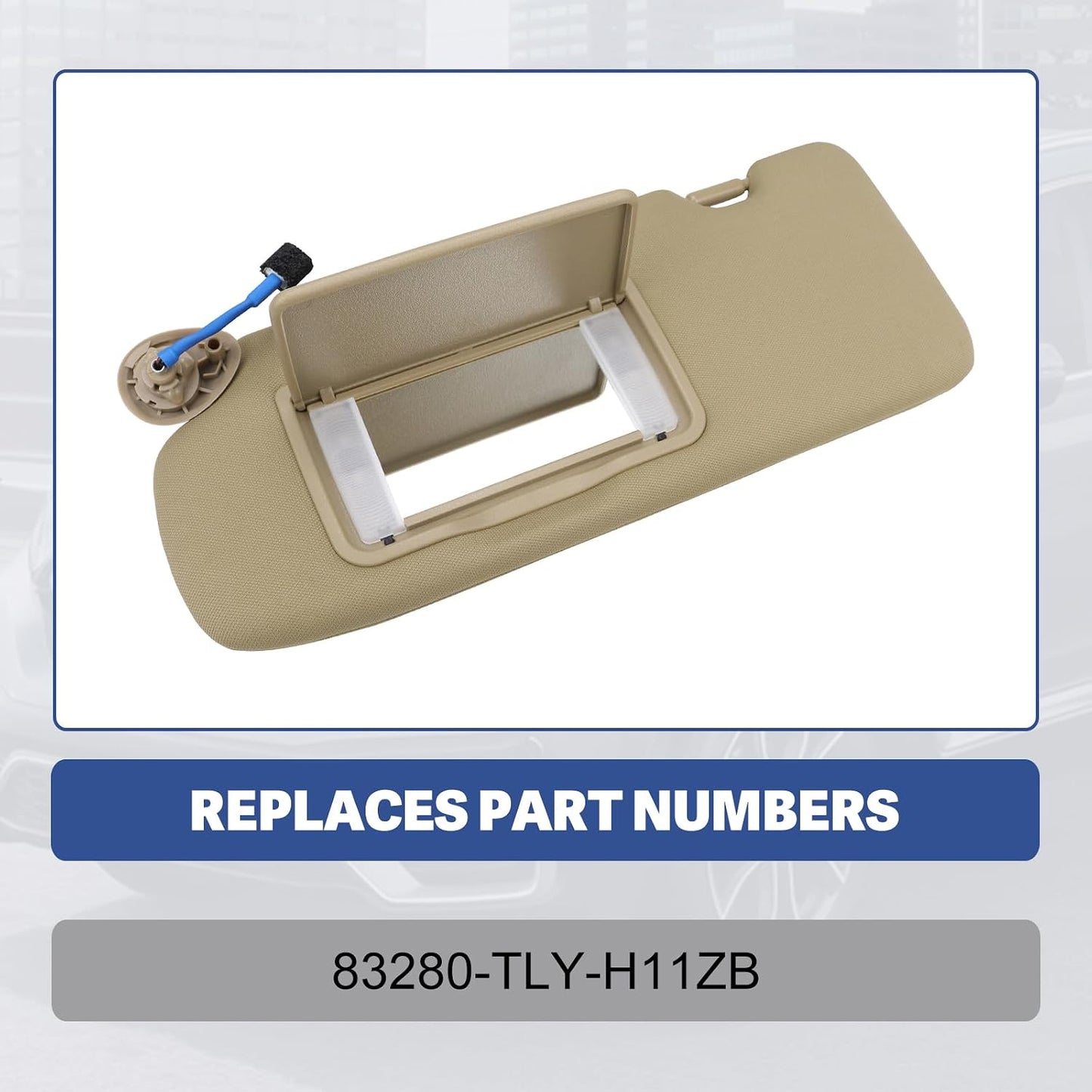 Parasol izq conductor comp Honda CRV tocador beige claro