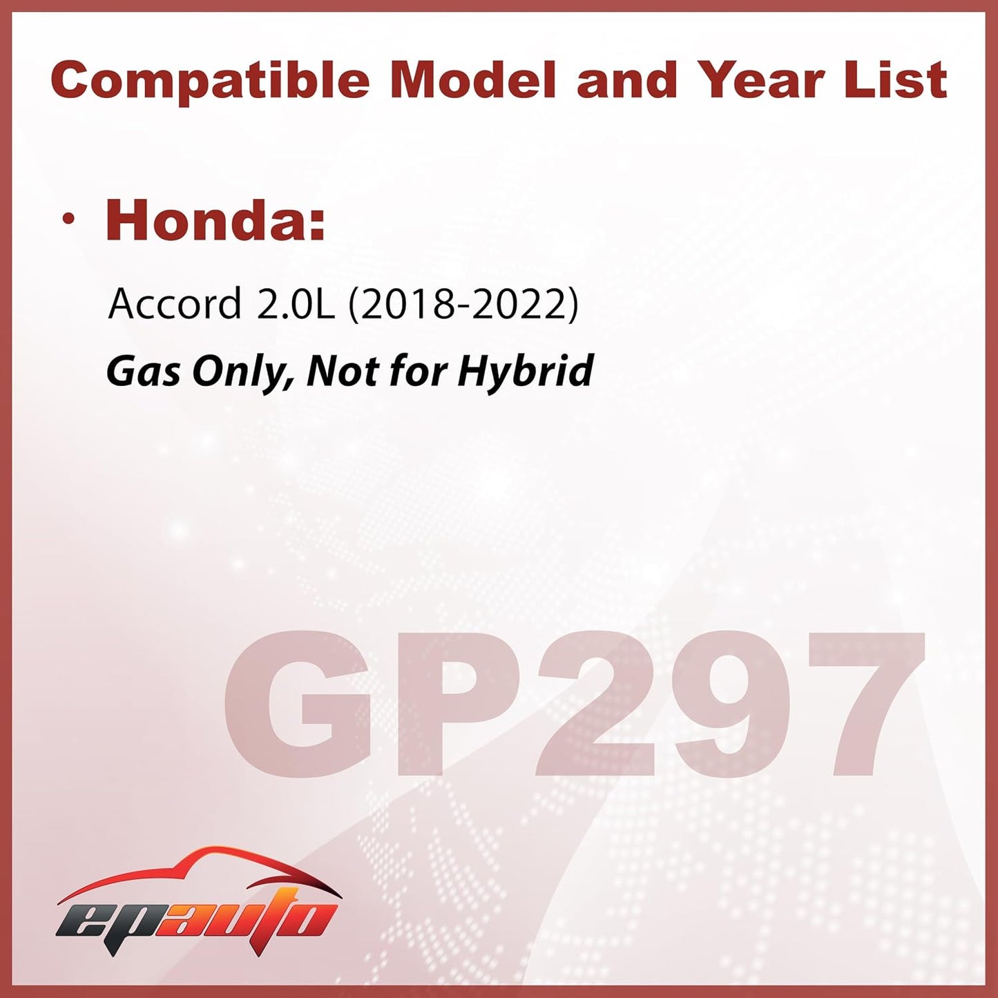 Filtro aire motor Honda Accord 2.0L 18-22