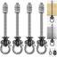 Perchas columpio acero inox 304 7.67" set 4